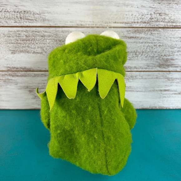 1978 Fisher Price Kermit the Frog Muppet Hand puppet vintage puppet - Picture 3 of 6